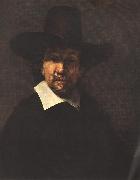 REMBRANDT Harmenszoon van Rijn Portrait of Jeremiah Becker oil